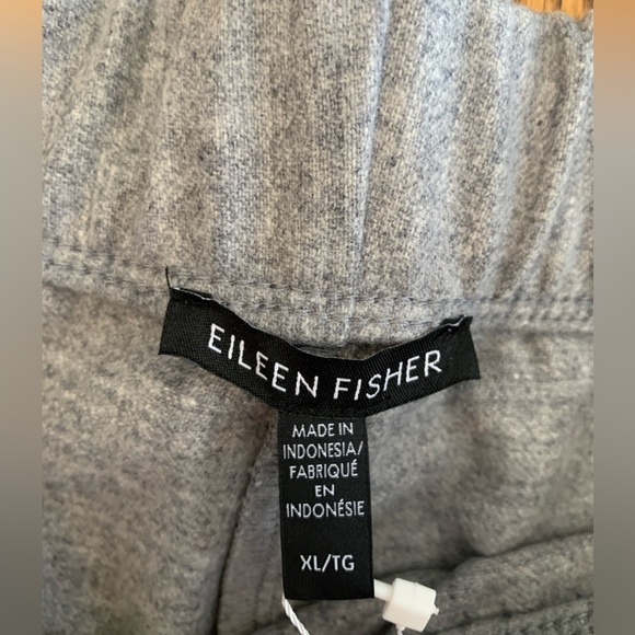 Eileen Fisher Pants 100% Wool Moon Tapered Ankle Pant XL gray - Picture 7 of 8